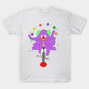 Octopus in the Big Top T-Shirt